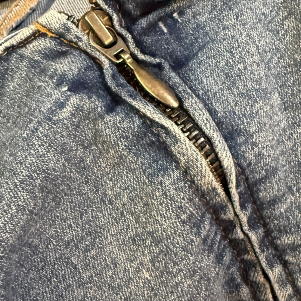 Medium Wash Denim Mini Dress - Picture 4 of 5